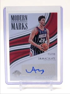 ALPEREN SENGUN 2022-23 IMMACULATE MODERN MARKS AUTOGRAPH AUTO /99 MOJO GOLD BOOM - Picture 1 of 2