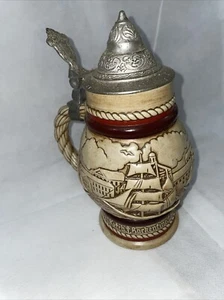 Avon Tall Ships Beer Stein 1977 Handcrafted Brazil Ceramarte Ceramic NO CHIPS - Picture 1 of 24