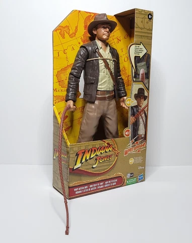 Hasbro TALKING Indiana Jones Whip-Action 12 inch Figure NEW! FREE SHIPPING!! Cover