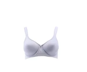 Breezies Floral Stripe Seamless Underwire T-Shirt Bra Wisteria 40 NEW (460) - Picture 1 of 5