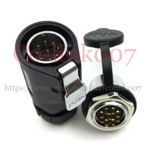 Conectores impermeables de 9 pines enchufe XHP20, enchufe de montaje de panel 5A IP67 enchufe de soldadura - Imagen 1 de 7