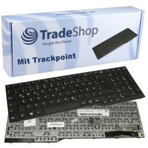 Original Tastatur QWERTZ Deutsch ersetzt Fujitsu CP690609-01 / mit Trackpoint - Afbeelding 1 van 3