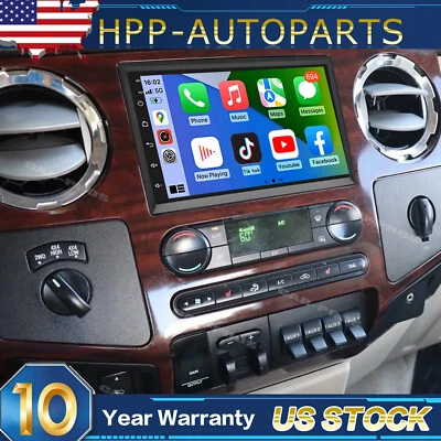 Radio estéreo para automóvil Ford F-250 F-350 2006-2014 Android 13 Carplay GPS navegación FM Foto 1 de 4