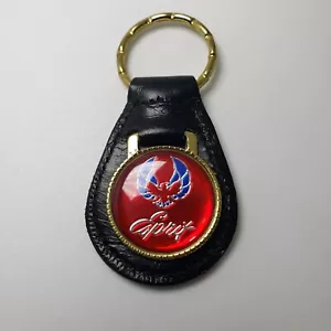 Lotus Esprit NOS Vintage Keychain Key Ring Leather Key Fob - Picture 1 of 3