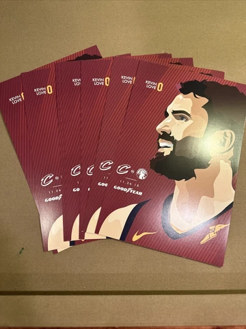 Lot Of 10 Kevin Love Cleveland Cavaliers Promo Posters. 11”x17” Cover