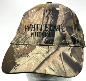 Whitetail Whiskey Embroidered Hat Camouflage Brown Adjustable - Picture 1 of 7