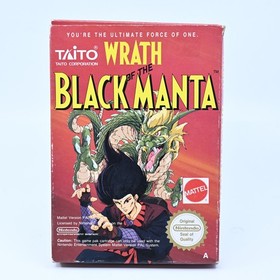 Wrath of the Black Manta - Nintendo Entertainment System / NES Boxed Game