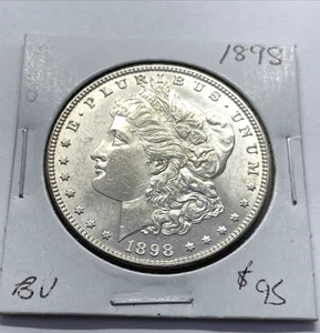 1898 Morgan Silver Dollar - BU - sweet coin - MAKE OFFER ! - Picture 1 of 9