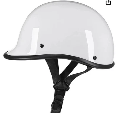 Cascos Media Gorra Vintage Carcasa Cara Abierta Casco Motocicleta - Aprobado por el DOT Foto 1 de 3