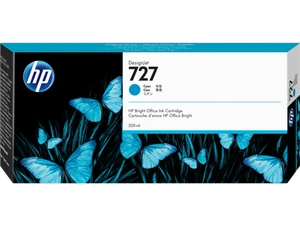 HP 727 300-ml Cyan DesignJet Ink Cartridge, F9J76A - Afbeelding 1 van 6