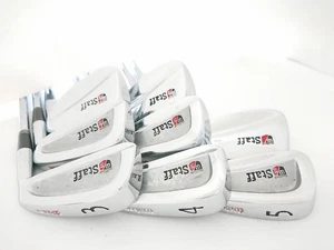 Willson Right Handed Iron Set STAFF PROGRESSIVE 3-9,P Steel Shaft - Picture 1 of 4