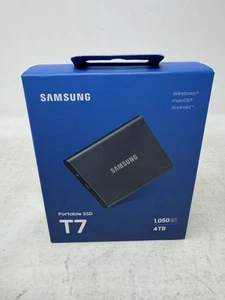 SAMSUNG T7 Portable SSD 4TB Storage External Solid State Drive USB 3.2 Gen 2 - Afbeelding 1 van 3