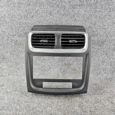 2011-2014 Dodge Avenger painel central acabamento de rádio moldura aberturas preto - Imagem 1 de 4