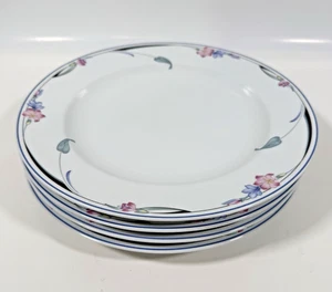 Juego de 4 platos de cena florales Savoir Vivre Fleur - China fina de 10,5" - Imagen 1 de 5