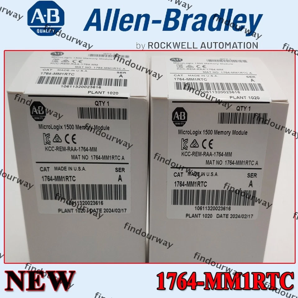 NEW PLC 1764-MM1RTC MicroLogix 1500 Memory for 1764-LRP or 1764-LSP CPU - Image 1 of 4