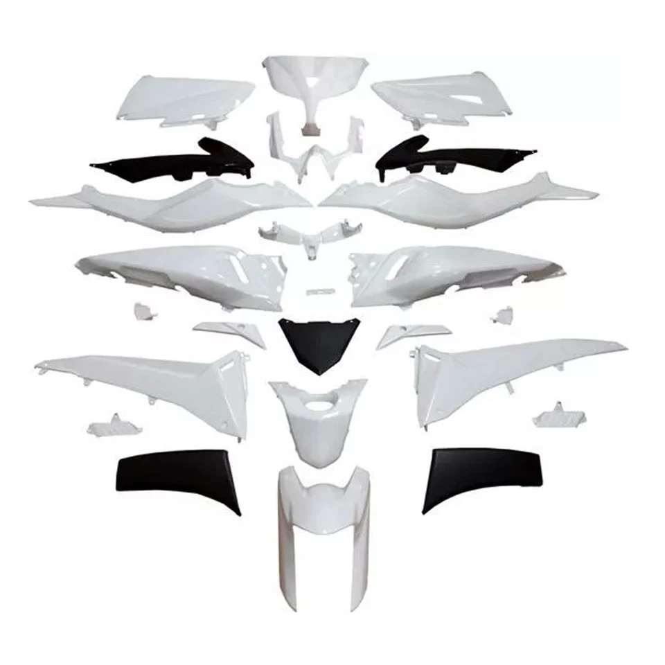 Set Coques Carénage Carénages Complet Blanche T Max 530 2015 2016 - Photo 1/2