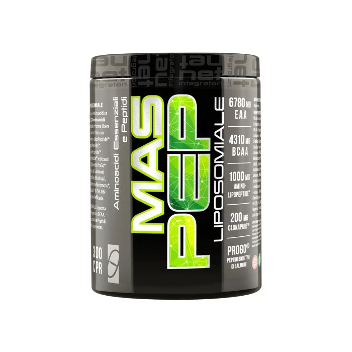 Net Integratori MAS PEP LIPOSOMIALE integratorie di EAA e BCAA formato 300cpr