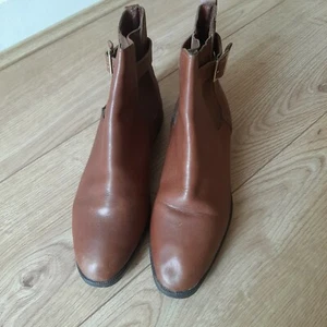 Women Leather Boots Flats autumn Shoes Comfort - Bild 1 von 8