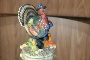 Vintage Türkei Figur alle verkleidet zum Abendessen mit Stiefeln & blauer Fliege EUC! - Bild 1 von 12