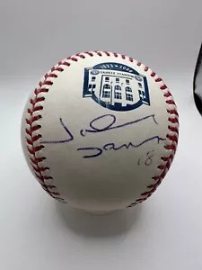 Johnny Damon Signed Autographed 2008 New York Yankees Logo Baseball JSA COA - Picture 1 of 4