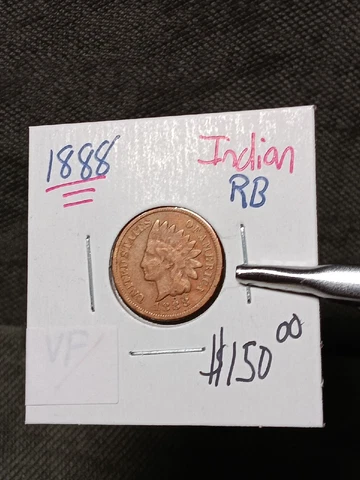 1888 Indian Head Cent RB. M/208 Cover