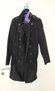 Superdry Trenchcoat Damen Schwarz Slim S - Bild 1 von 4
