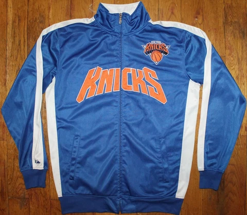 BIGMAN Majestic New York Knicks Warm-Up Jacket Cover