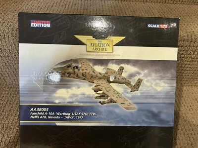 Corgi 1:72 A-10A 'Warthog' 57th TTW Nellis AFB Nevada 1977 "Jaws", No. AA38005 - Image 1 of 4