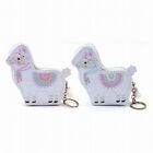 LLAMA COIN ZIP PURSE/KEYRING WHITE/MULTI 2 TO CHOOSE FROM LP42664