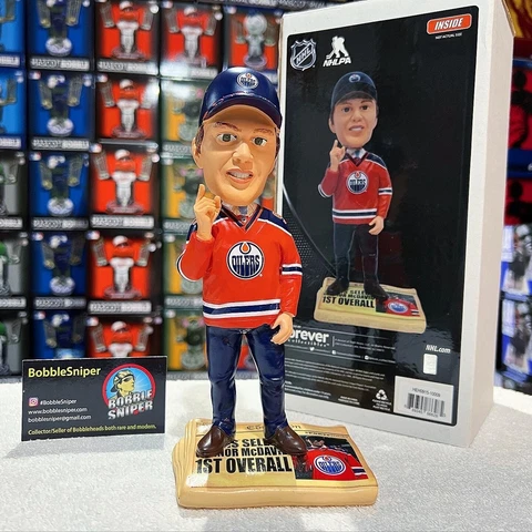 CONNOR MCDAVID Edmonton Oliers NHL "Draft Day" Limited Edition Bobblehead Cover