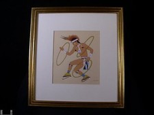 Original Harrison Begay Serigraph Hoop Dance