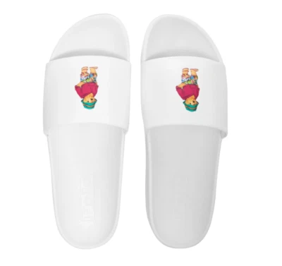 Sandalias Chanclas Polo Ralph Lauren Cayson Blancas CP-93 Playa Floral Oso Foto 1 de 4