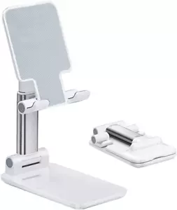 Cell Phone Stand, Angle Height Adjustable Cell Phone Holder with S...(White) - Picture 1 of 2