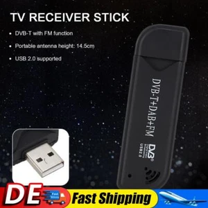 USB 2.0 Digital TV Stick DVB-T DAB FM Odbiornik antenowy Mini SDR Video Dongle DE - Zdjęcie 1 z 7