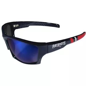 Occhiali da sole New England Patriots Edge Wrap con licenza ufficiale - Foto 1 di 3