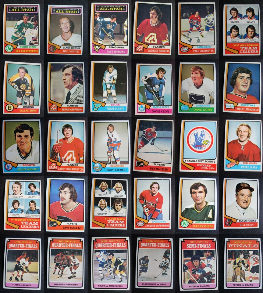 1974-75 Topps Hockey Cards Complete Your Set You U Pick From List 133-264 - Image 1 of 1