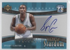2005-06 Upper Deck Trilogy Signs of Stardom Speedy Claxton #SS-SP Auto