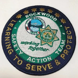 Rockwood Safety Action Team Patch Learning To Serve And Protect Gresham Oregon - Picture 1 of 3