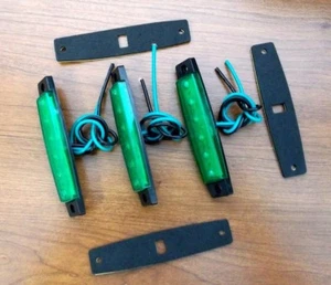 Luces LED verdes impermeables de 3 BBT 12 VDC - Imagen 1 de 2