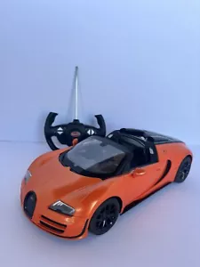 Rastar Remote Control Bugatti 1/14 Scale Bugatti Veyron (Orange) - Picture 1 of 3