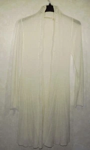 Soft Surroundings On The Breeze Cardigan Open Women M Off White Long Sleeve - Picture 1 of 11