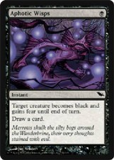 APHOTIC WISPS X4 4 4X Shadowmoor MTG Magic the Gathering Cards DJMagic