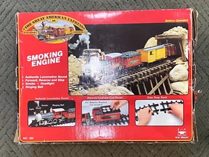 VTG New Bright The Great American Express Railroad Train Set No#185 RARE - Picture 1 of 11