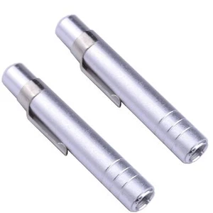 2 x Aluminum Alloy Chalk Holder Teacher's Chalk Clip Clutch Silver - Picture 1 of 3