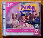 Jeu PC vintage Mattel 1997 Barbie Party Print 'n Play CD-ROM