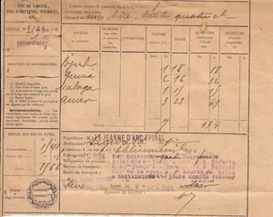 Alte Rechnung La Jeanne d'Arc à Epinal 1924 alte französische Rechnung Rechnung - Bild 1 von 1