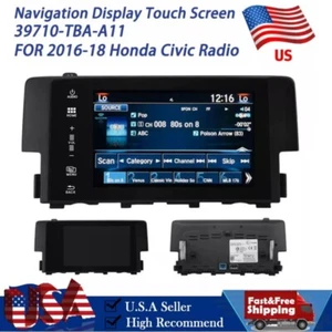 7" Navigation Display LCD Touch Screen For 2016-2018 Honda Civic 39710-TBA-A11 - Picture 1 of 16