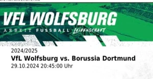 DFB Pokal Wolfsburg BVB 2 Tickets Sitzplätze - Bild 1 von 1