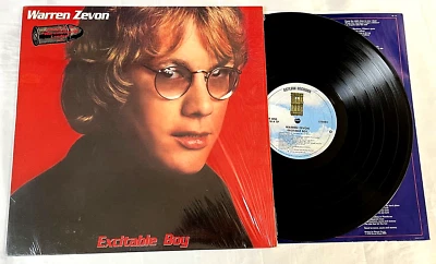 WARREN ZEVON Excitable Boy Original Vintage 1978 LP Vinyl Hype Sticker Shrink - Image 1 of 4