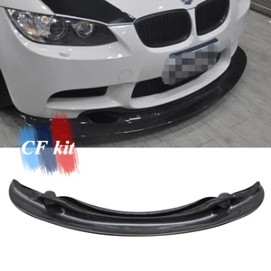 Carbon Fiber GT4 Style Front Bumper Lip Spoiler For 2007-2013 BMW E90 E92 E93 M3 - Picture 1 of 12